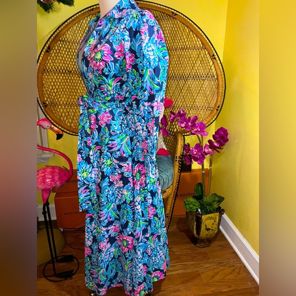 Lilly Pulitzer NWT Mira Stretch Shirtdress Pineapple Paradise $228 Size 00 - Picture 12 of 16